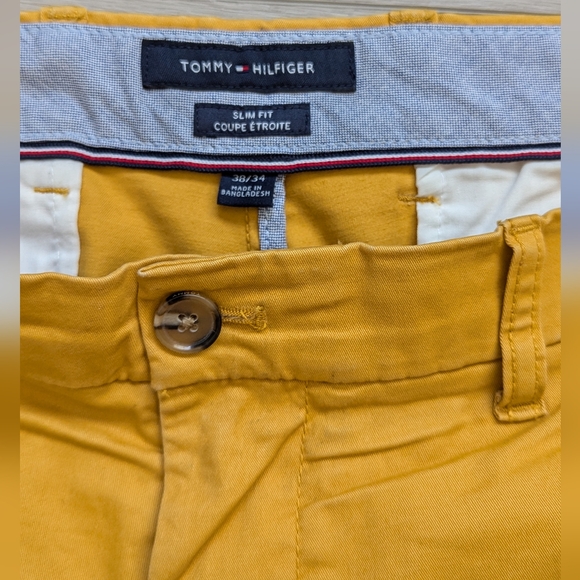 Yellow Tommy Hilfiger 38x34 Chinos - Picture 5 of 5